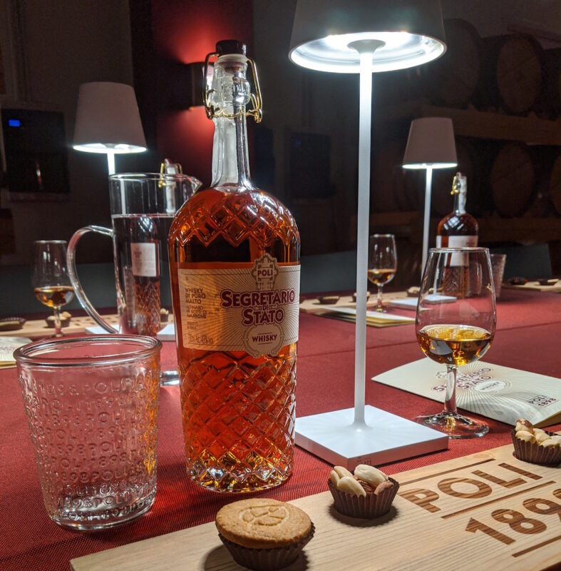 Segretario di Stato, il Whisky di Poli Distillerie